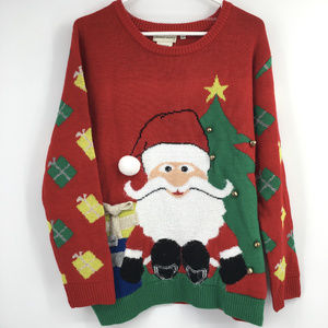 Jeffrey Banks Ugly Christmas Sweaters jingle bells